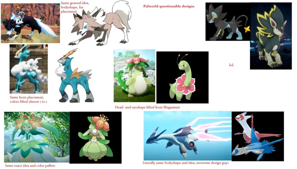 Palworld vs Pokémon